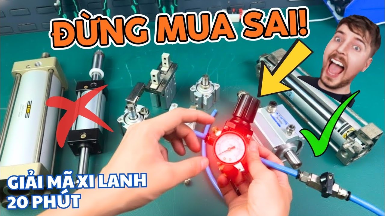 Hướng Dẫn A-Z Về Các Loại Xi Lanh Khí Nén Trong 20 Phút - Đừng Mua Sai Thông Số Này