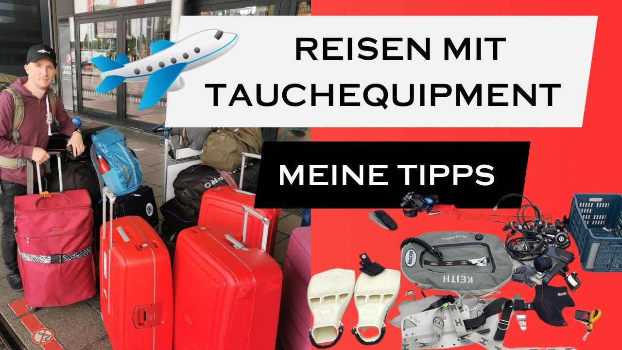 So reist du am besten mit Tauchequipment