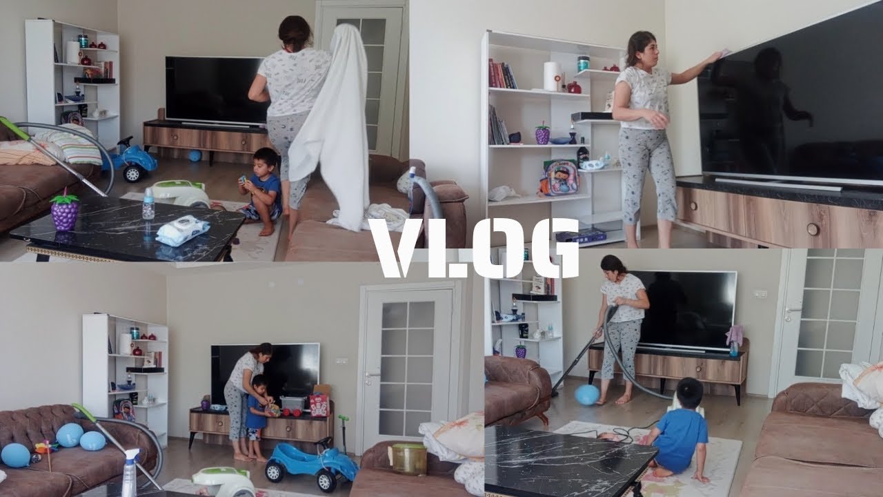 Weekday cleaning / Hafta içi temizliği / Detaylı Salon temizliği #vlog #günlükişler #evvlog