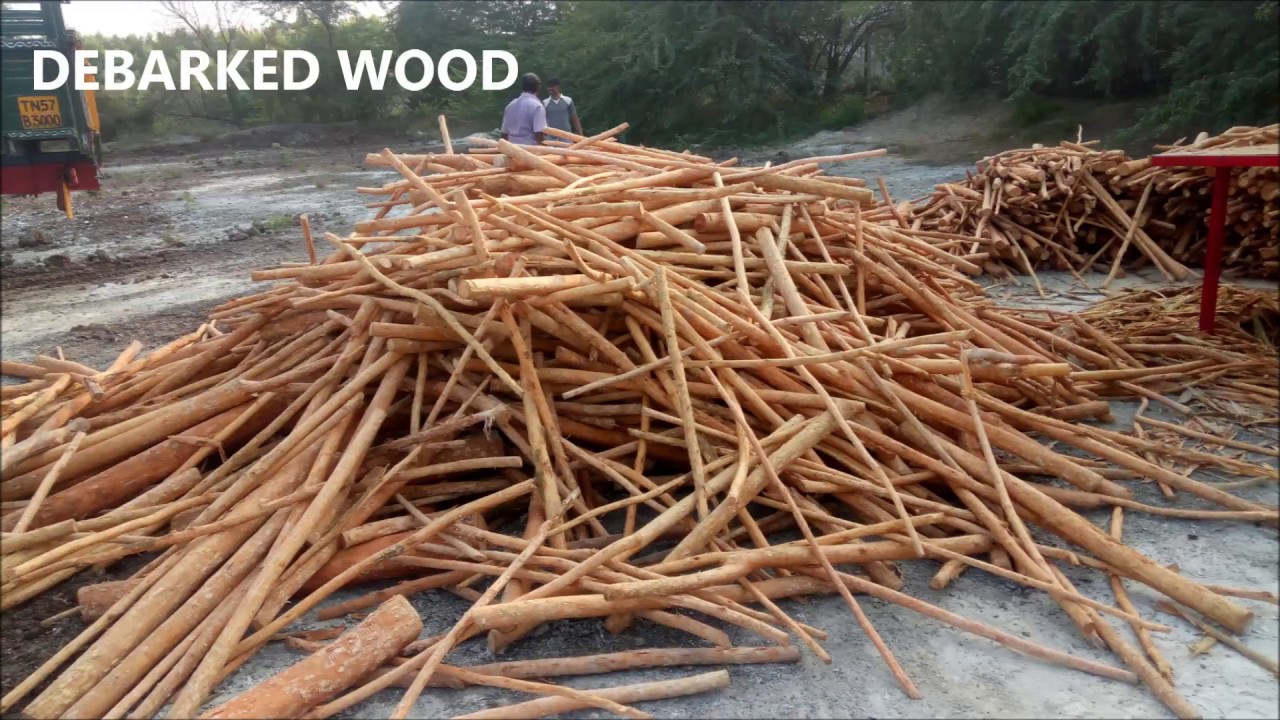 Electrical Model wood  log Debarking Machine