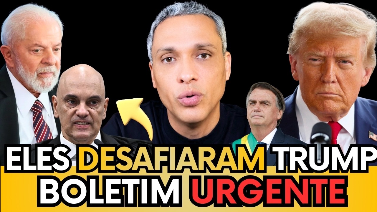 🚨URGENTE: LULA E MORAES DOBRAM APOSTA BRIGA COM TRUMP AO NEGAR VISITE DE ASSESSOR A BOLSONARO