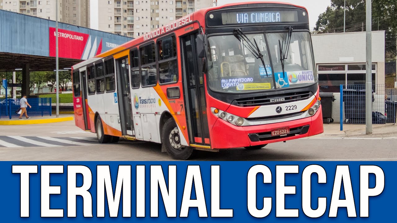 Terminal Metropolitano CECAP (Guarulhos/SP) - Movimentação de Ônibus #448