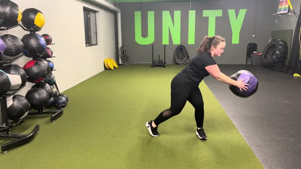 Unity Fitness - Lat'l Shuffle + MB Rollover Slam