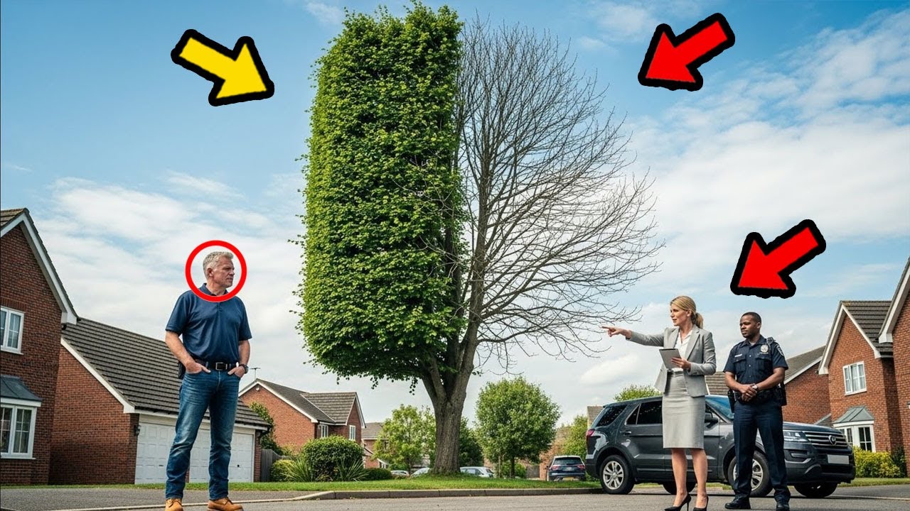 HOA hat meinen Baum wegen eines Streits halbiert – jetzt ist es der heißeste Fotopunkt im Landkreis