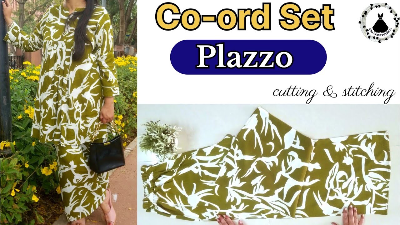 Very Easy Loose Palazzo Pant Cutting and Stitching || Plazo Cutting stitching for Beginners