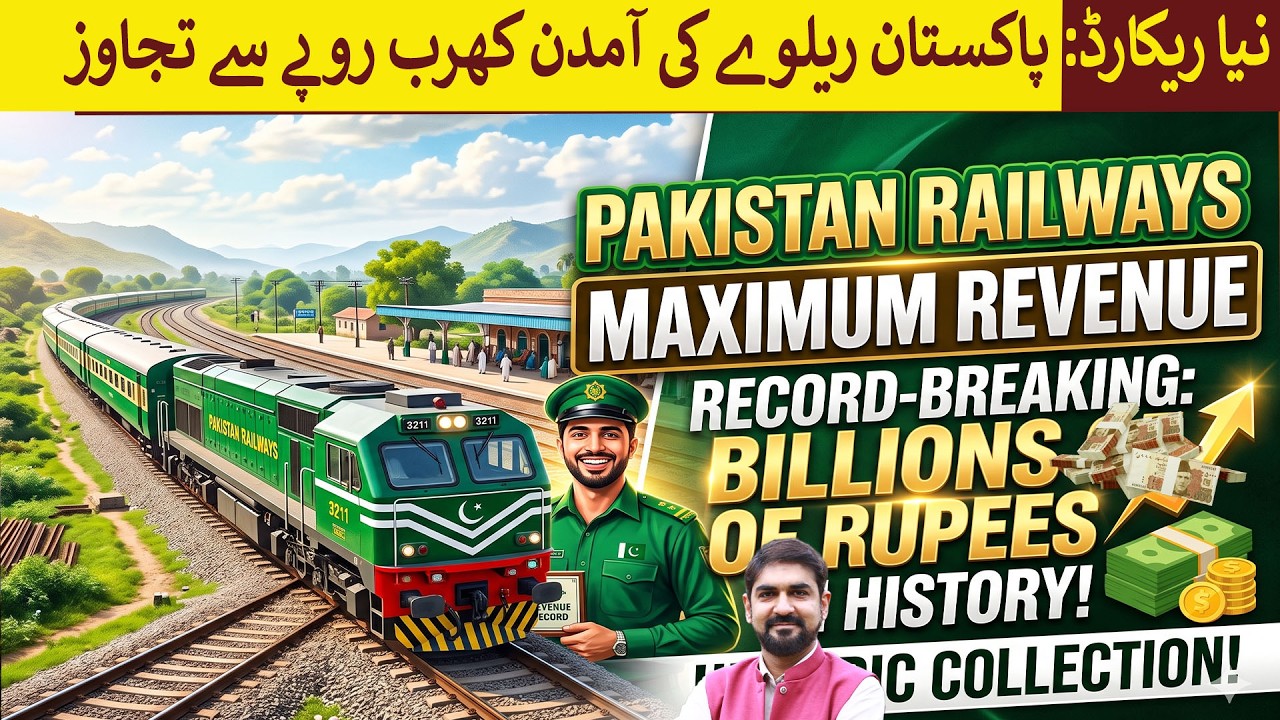 Pakistan Railway breaks all revenue record with Billion of Rupees | Rich Pakistan