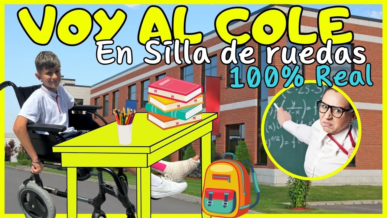 ** RUTINA ** Mi HIJO Va al COLE En SILLA De ruedas - 100% REAL