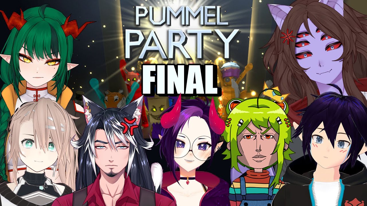 O Fim dos 7 Vtubers perdendo a Amizade por causa de Joguinho | Pummel Party #2