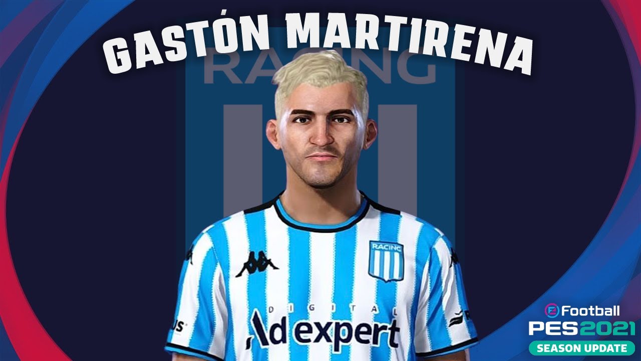 Gastón Martirena🇦🇷 (Racing Club) How to create in Pes 2021