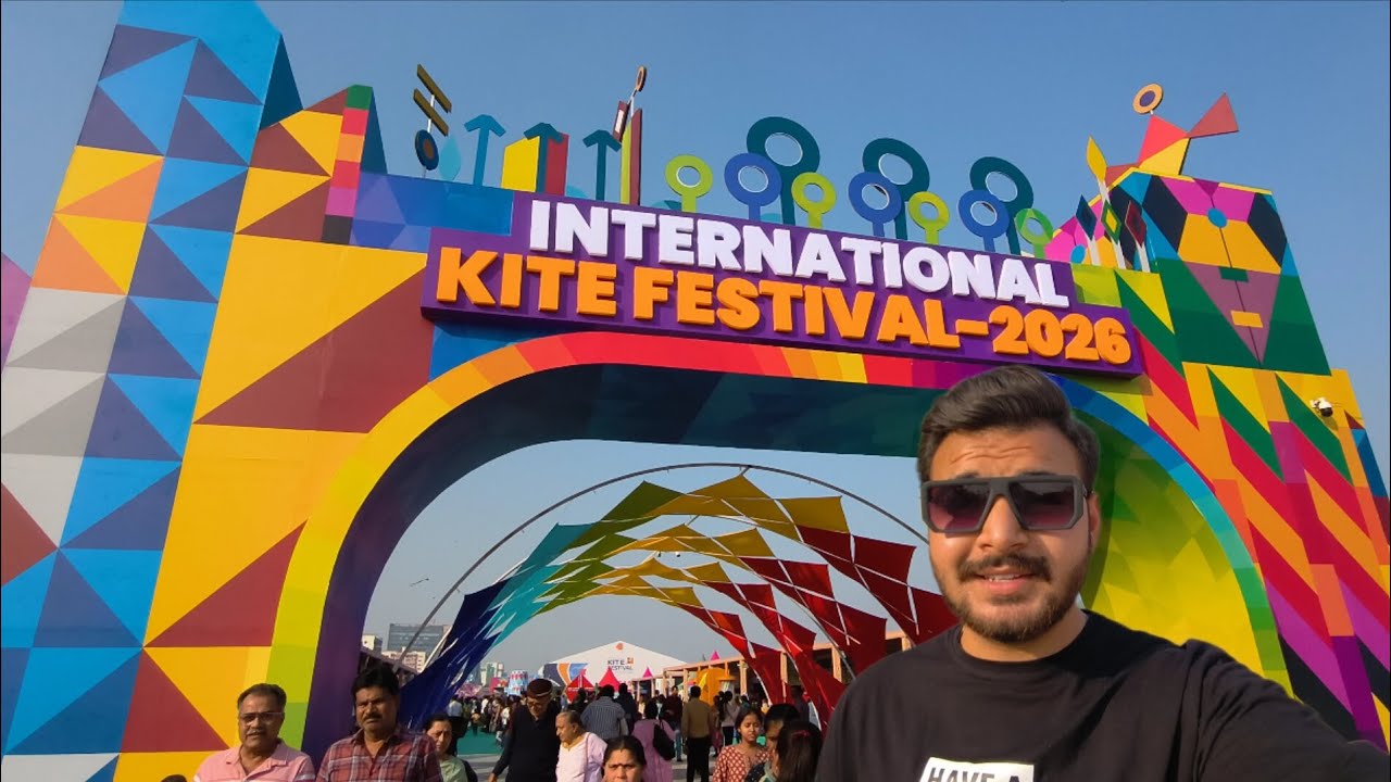 International kite festival in Ahmedabad 🪁😍 