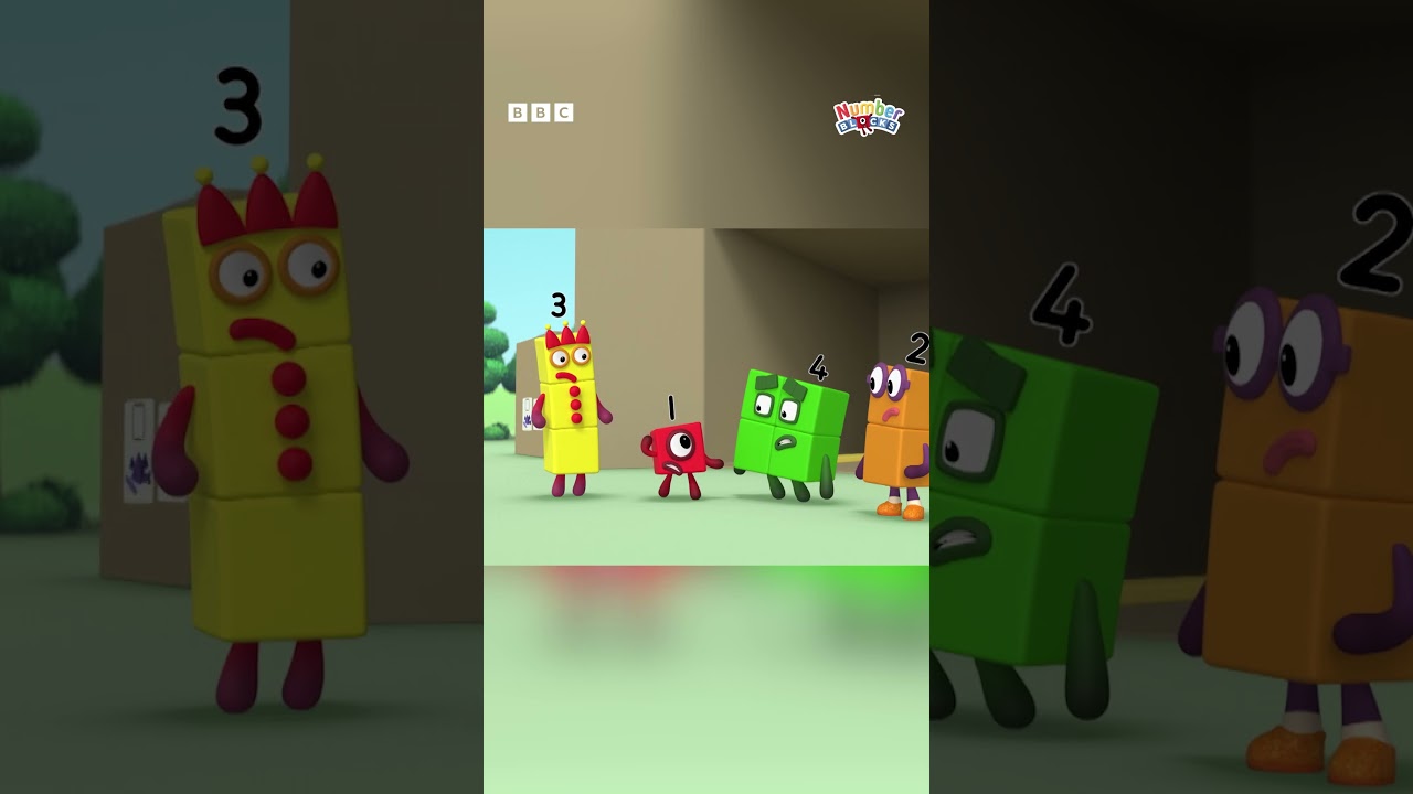 Numberblocks Learn to Build a Fort using 3D Shapes | CBeebies