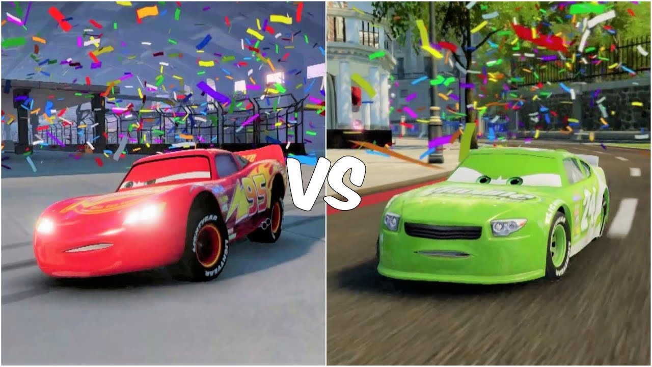 Cars 3: Driven to Win Lightning McQueen vs Brick Yardley
