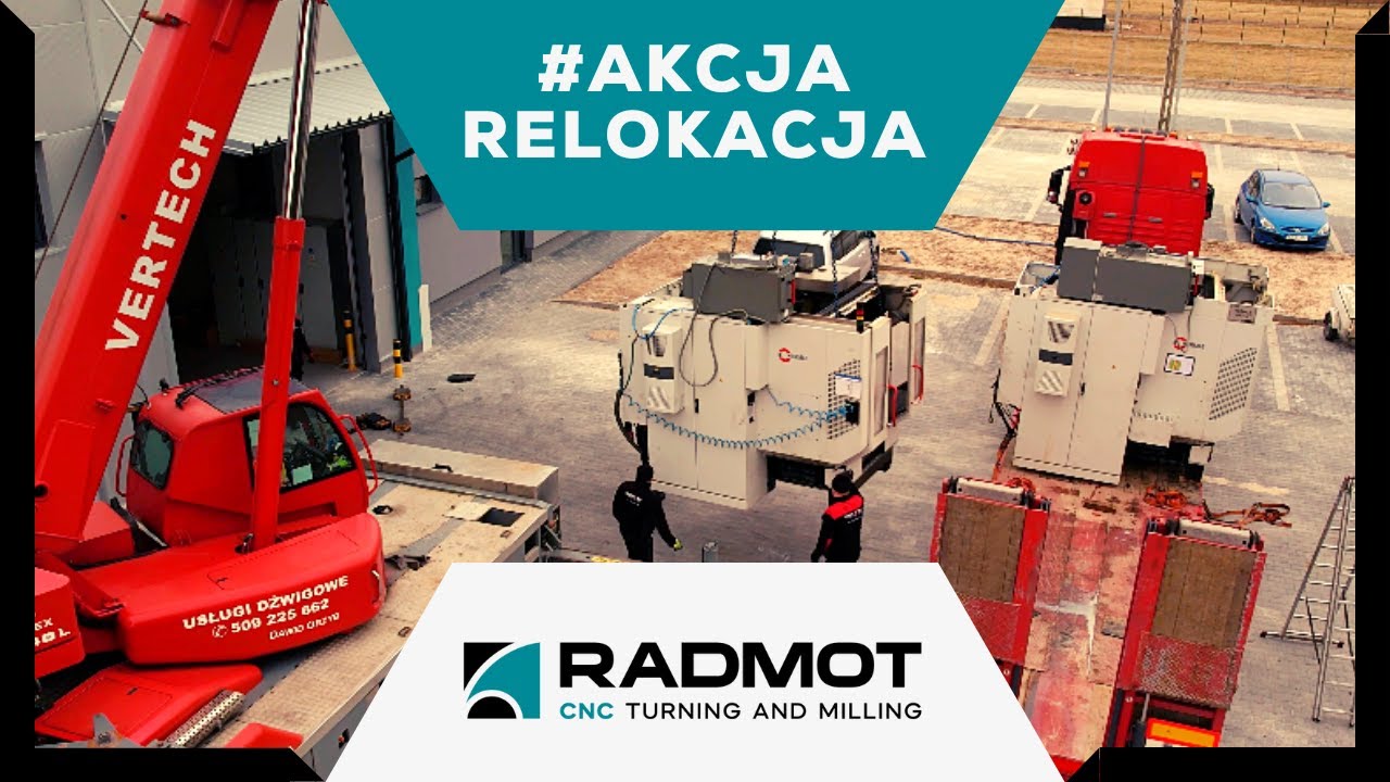 #AkcjaRelokacja w RADMOT | 19 maszyn w 5 dni