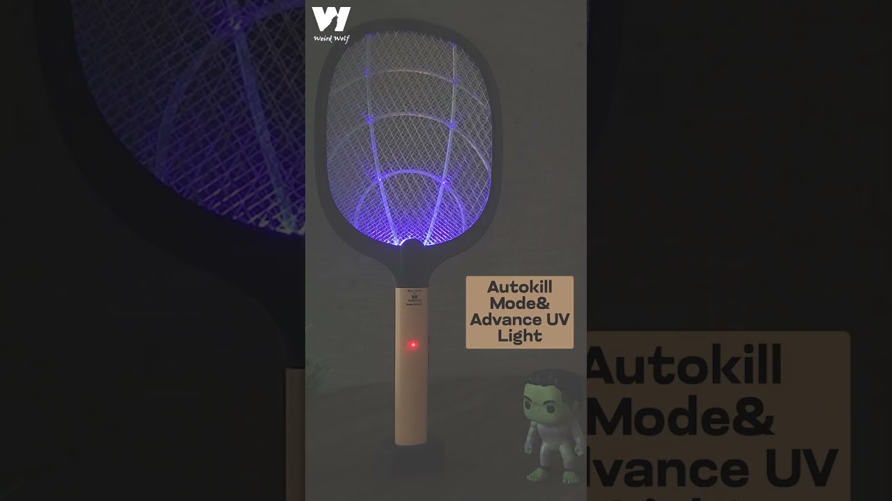 Weird Wolf MR-053 Review | Powerful Electric Mosquito Racket ⚡ Type-C Charging 