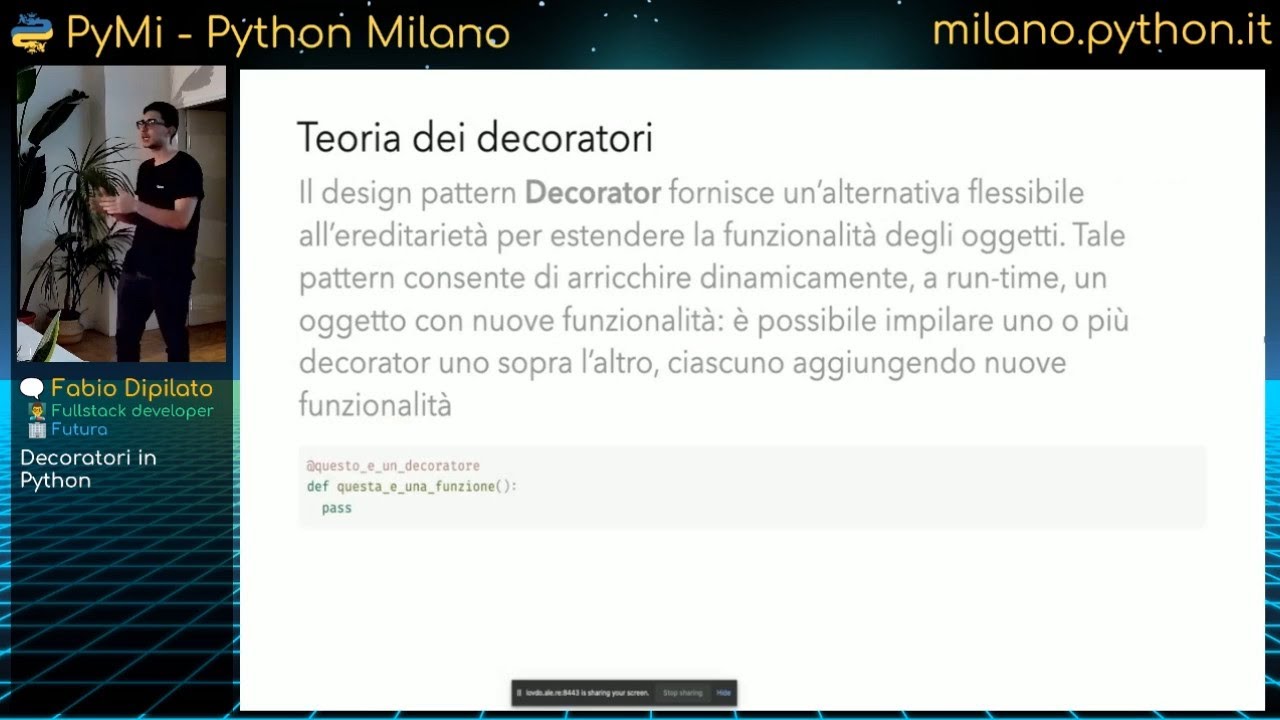 Fabio Dipilato - Decoratori in Python