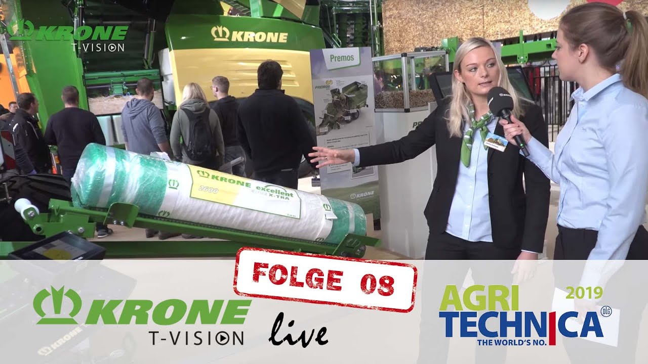 Eine runde Sache – Die NEUE KRONE VariPack Plus und Comprima Plus Rundballenpresse