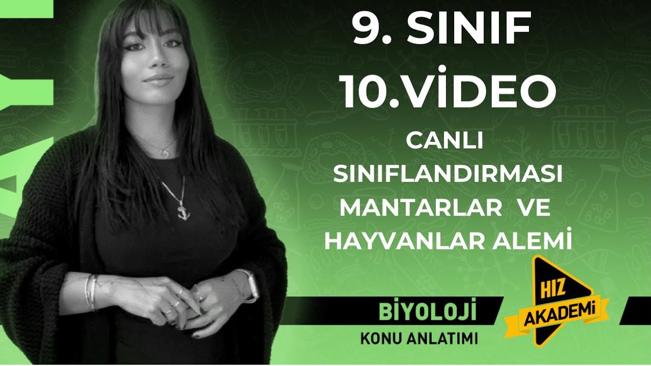 9. SINIF MAARİF MODEL CANLI SINIFLANDIRILMASI-MANTARLAR VE HAYVANLAR ALEMİ