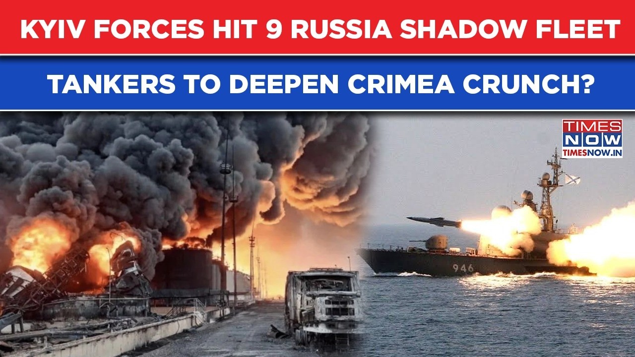 Russia Shadow Fleet Comes Under Ukraine Drone Attack - 9 Oil Tankers Hit To Fan Crimea Crunch?