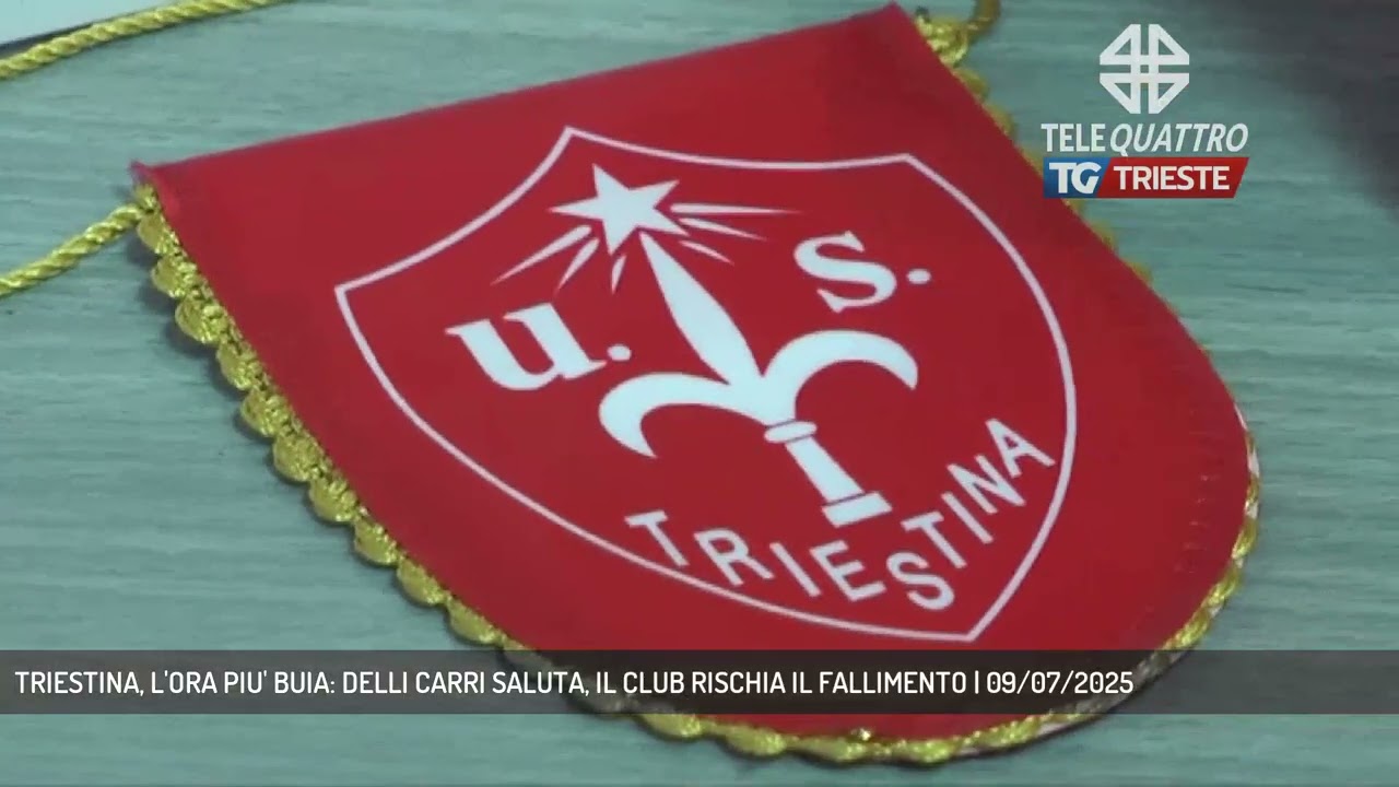 TRIESTINA, L'ORA PIU' BUIA: DELLI CARRI SALUTA, IL CLUB RISCHIA IL FALLIMENTO | 09/07/2025