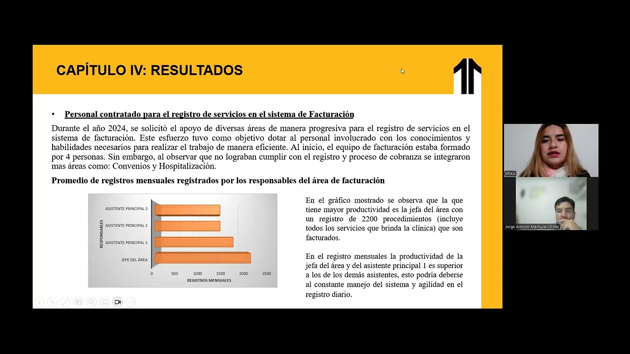 TSP: Control Interno en los sistemas de gestión contable y rentabilidad en una empresa de Salud