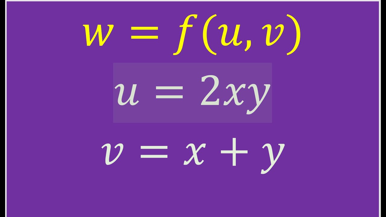 Zincir kuralı, kapalı fonksiyonların türevi, kısmi türevler