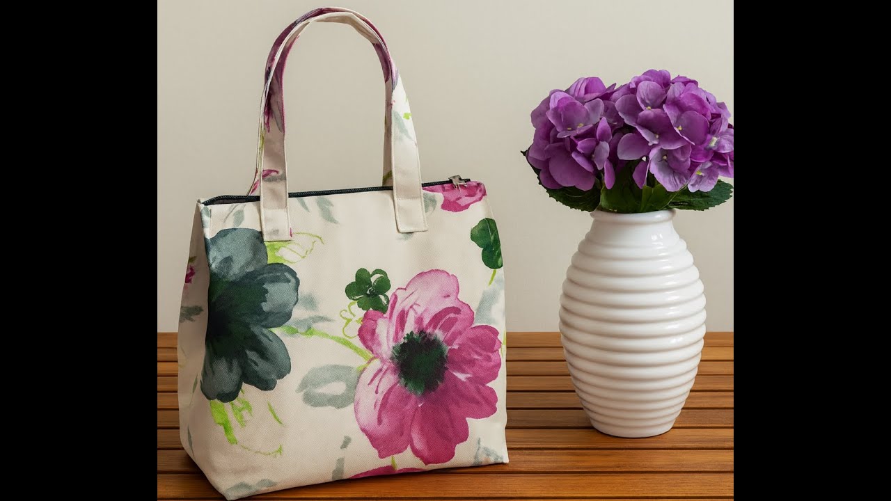 With this tutorial, you can easily sew a stylish handbag..