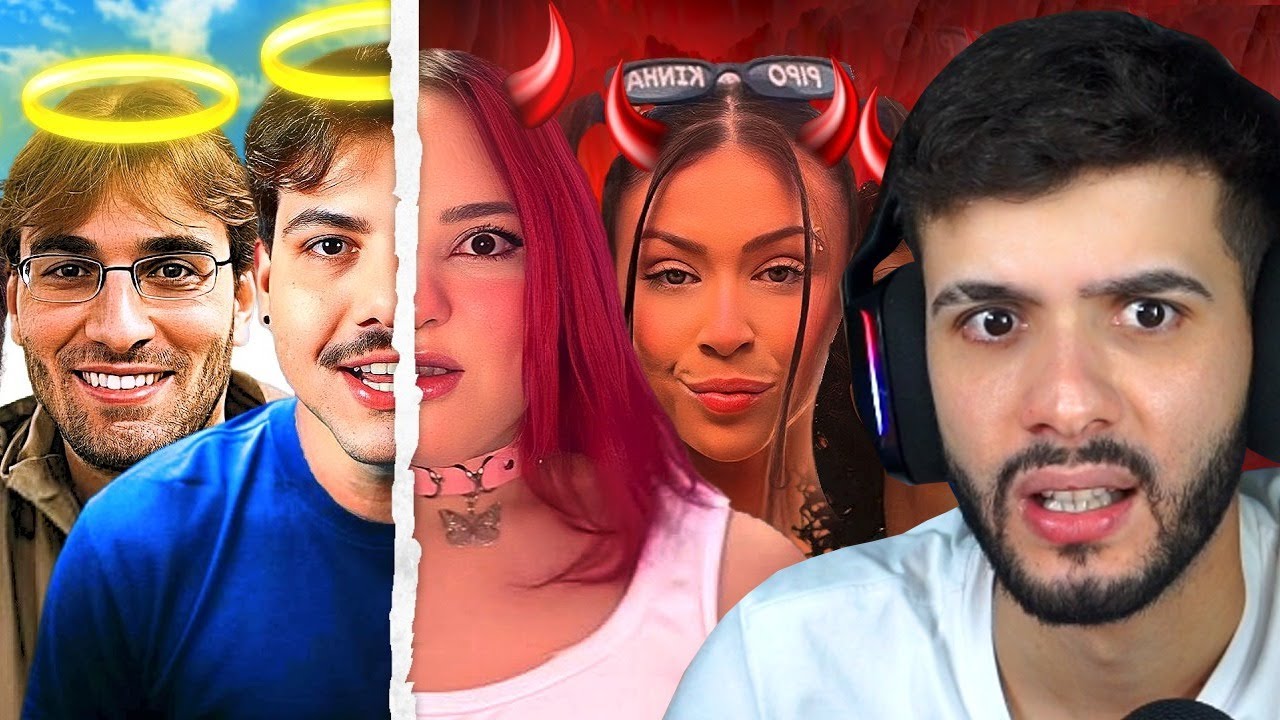 YOUTUBERS MAIS AMADOS vs INFLUENCERS MAIS ODIADOS! (Rafão Reage)