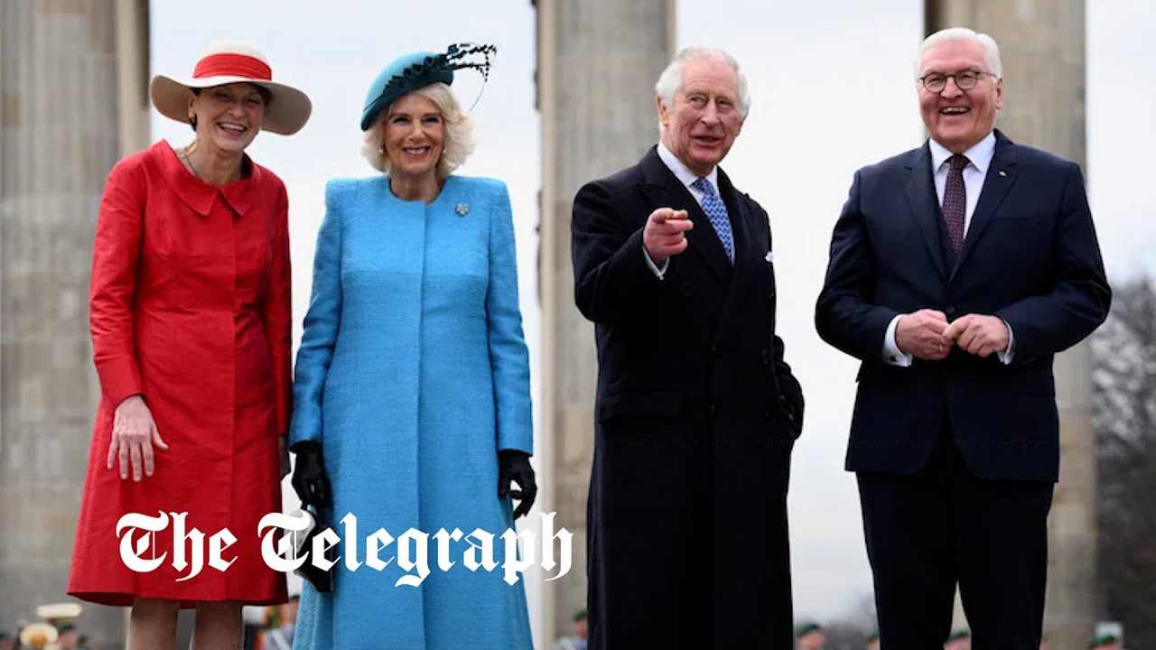 King and Queen Consort arrive in Germany for first state visit of new reign