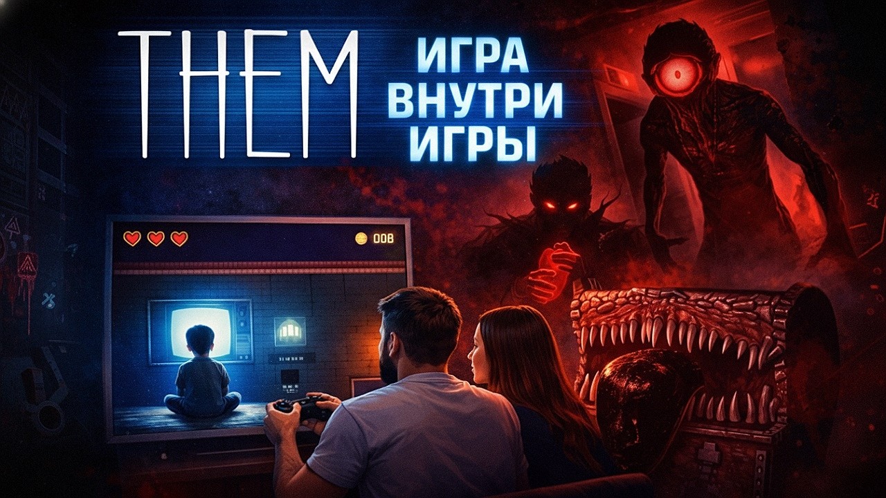 ИГРА В ИГРЕ: МЫ ЧУТЬ НЕ СОШЛИ С УМА! 👁️ Хоррор Them (1)