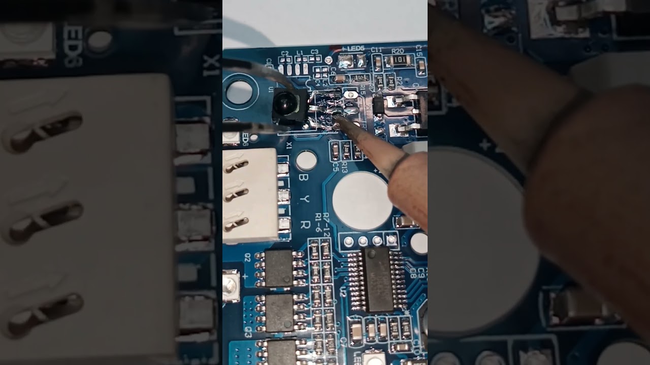 PCB IR Sensor Installation😯 SMT Repair  