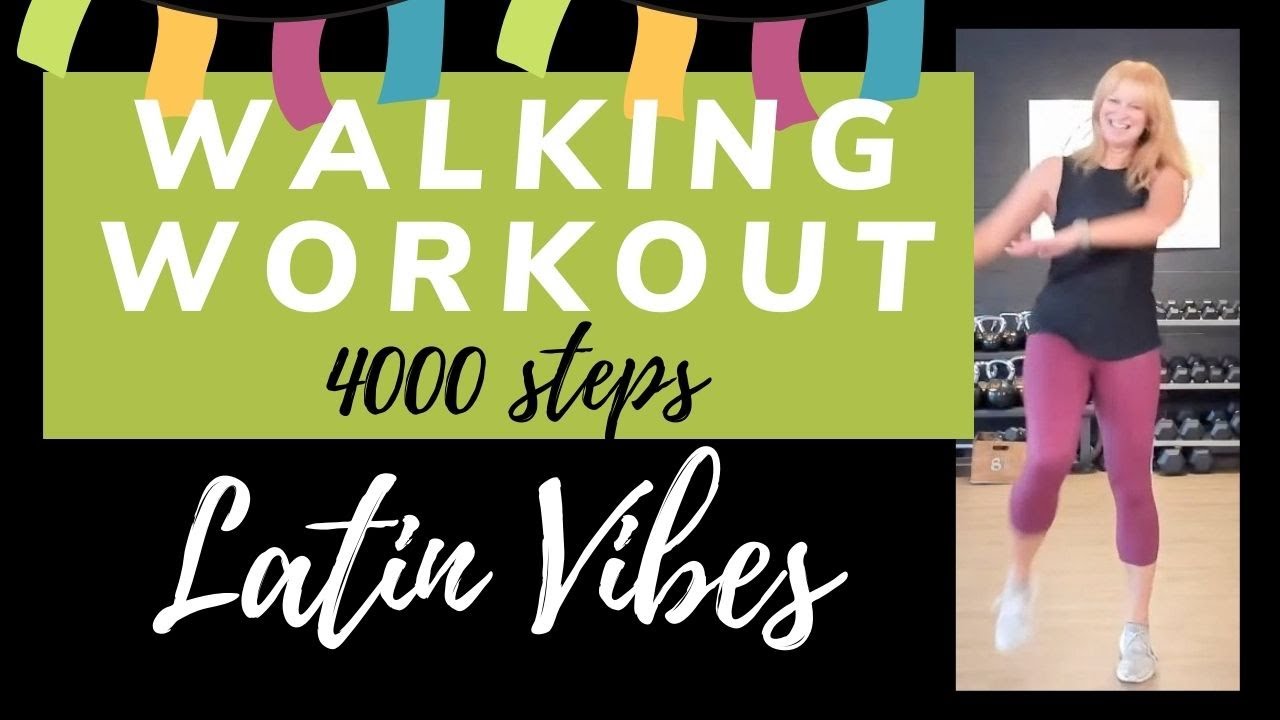 30 min Latin Pop Walking Workout | 4000 steps at Home Exercises | Easy Dance Workout