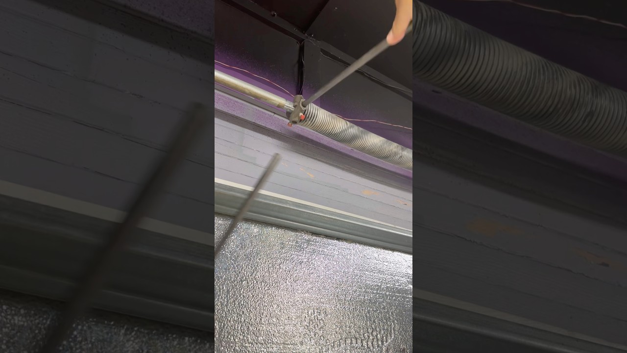 DIY torsion springs #diy #shortvideo #foryou #doityourself # #rock #music #warning #dangerous