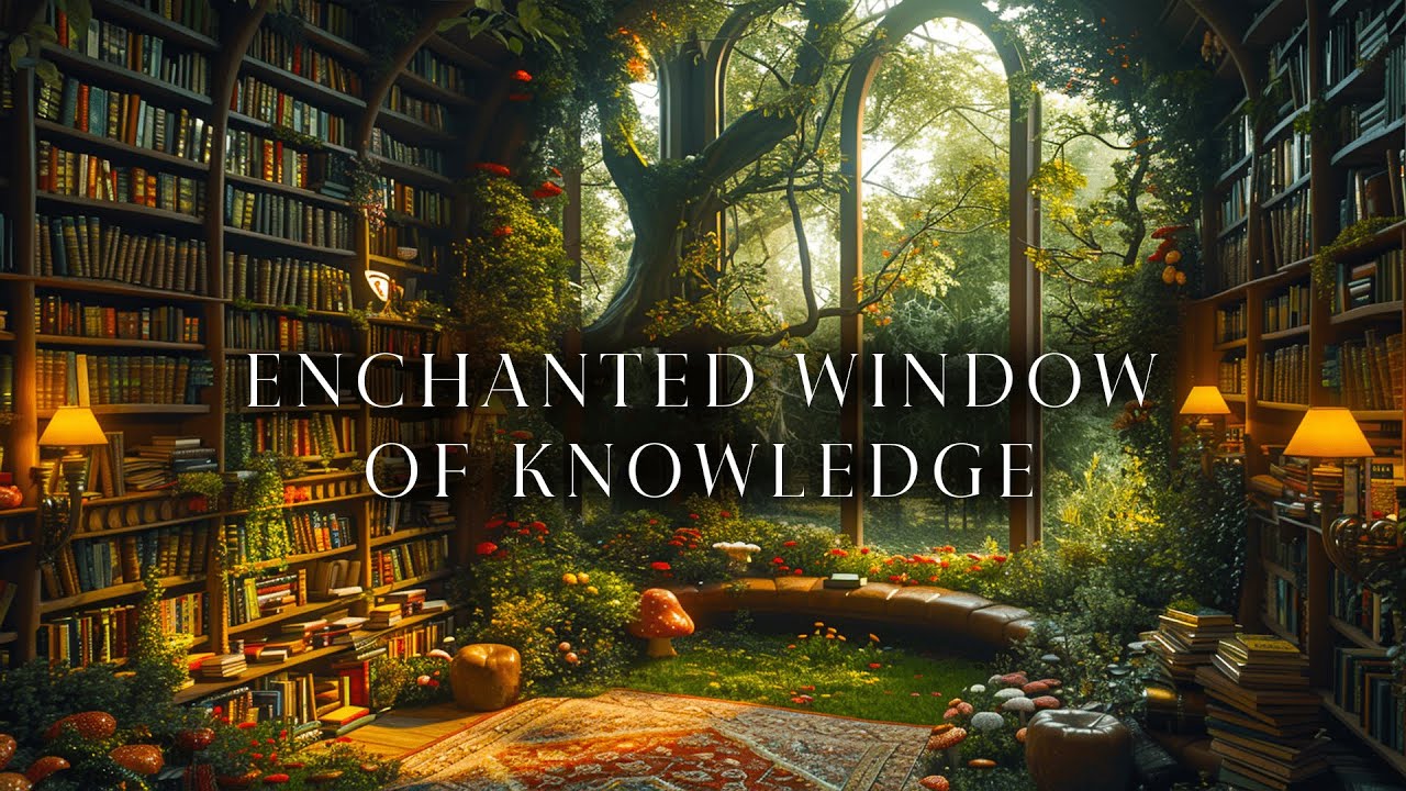 Exotic Plants Magical Enchanted Window of Knowledge | Magical Fantasy Music & Ambience | Study, Rest