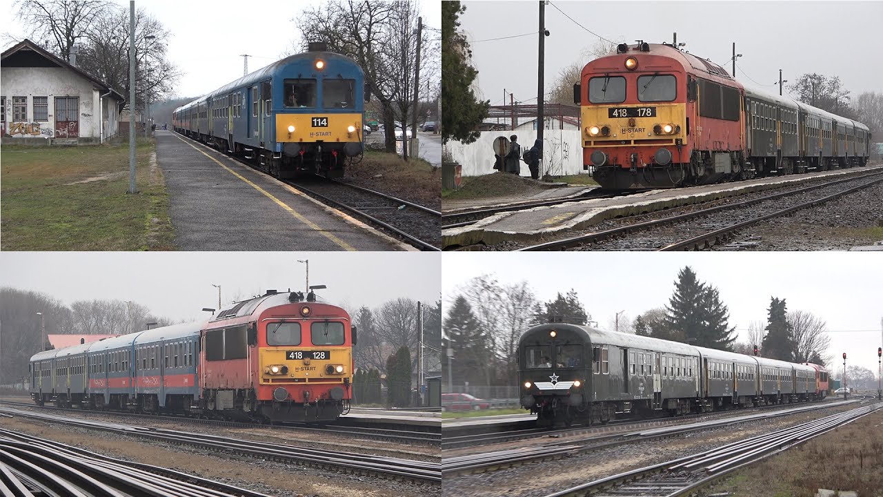 Csörgős ingavonatok a 142-es vasútvonalon 2020. utolsó napján