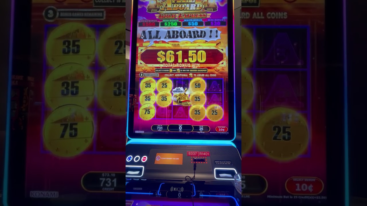 All Aboard Bonus Win at Windcreek Casino