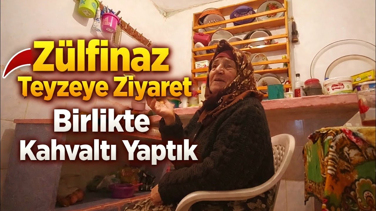 Yağmurlu Bir Günde Zülfinaz Teyzeye Ziyaret ve Kahvaltı ☂️😊🙋‍♂️