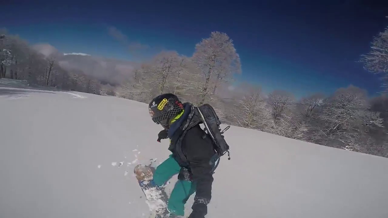 Gambarie D’Aspomonte, pista azzurra con neve fresca