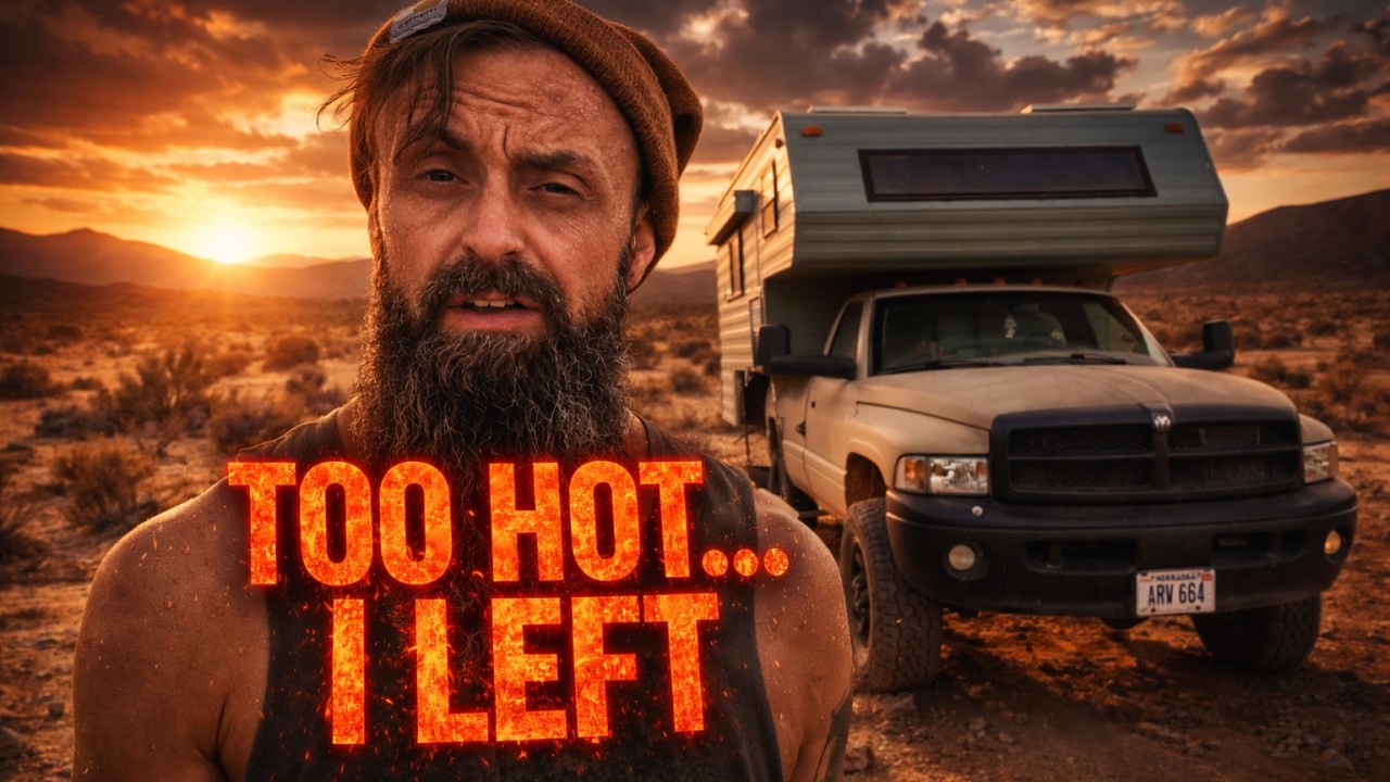 Extreme Heat in a Truck Camper - I Had to Escape