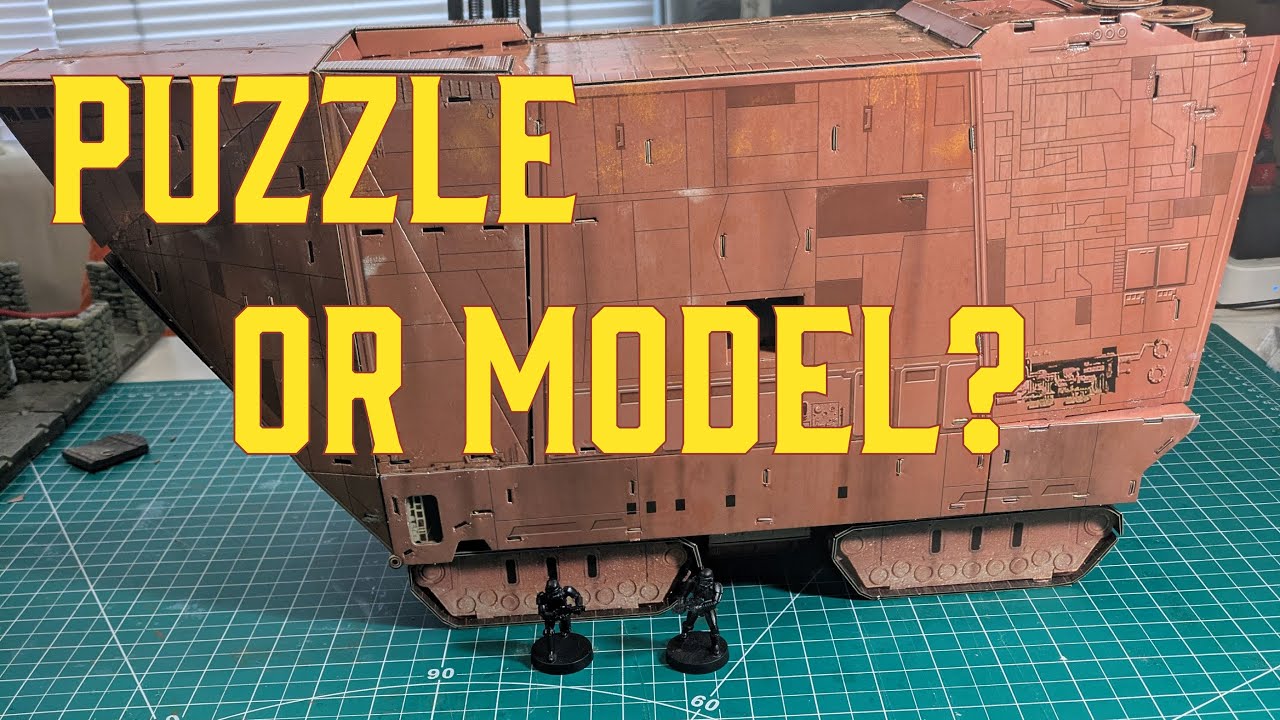 Is This Sandcrawler a 3D Puzzle or Model?