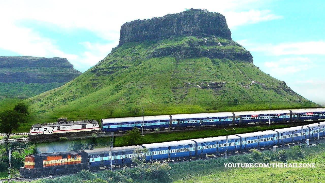 The most beautiful Hills & Trains | MANMAD | Thumbs Up Hill | Indian Railways