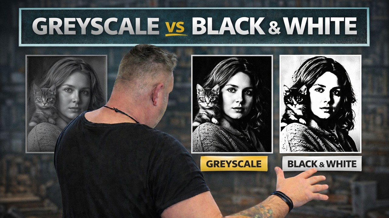 GRAYSCALE vs Black and White iMAGES - The SMART CHOICE