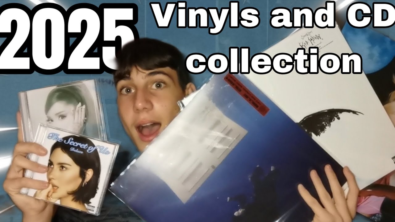MY 2025 VINYL & CDs COLECTION billie eilish Lana del rey Conan gray Melanie Martinez Ariana Grande 