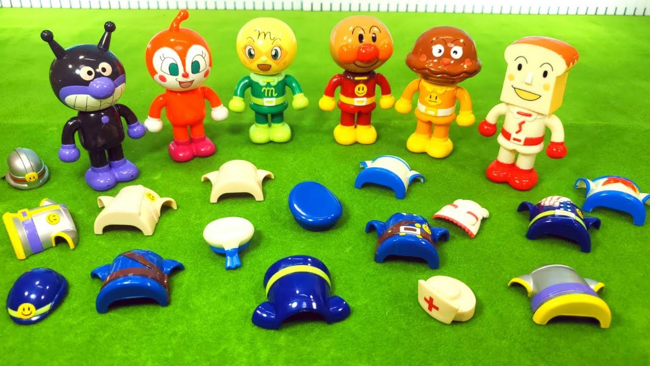アンパンマン！おもちゃ　アニメ☆磁石で変身！ぱちっとなアンパンマン♡【おもちゃ】【ぱちっとなアンパンマン】