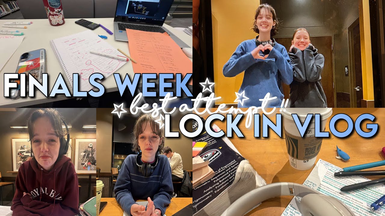 finals week study vlog ⭐️