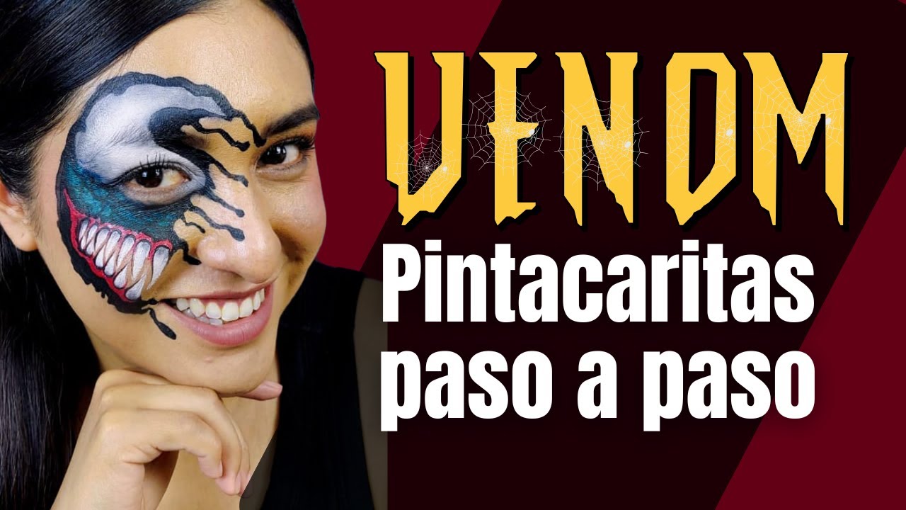 VENOM Pintacaritas fácil para niños