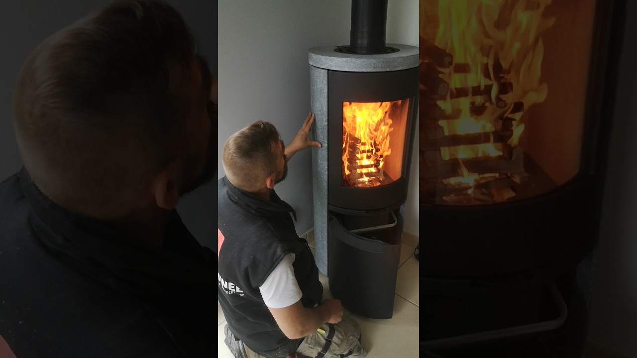 Mise en route d'un poêle a bois et consignes de sécurité - HETA SCAN LINE 900