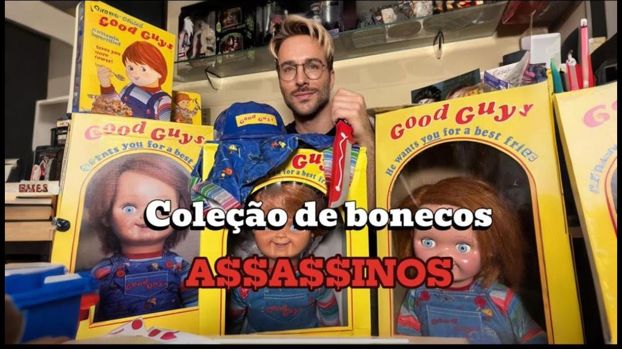 Minha coleção viralizada do Chucky!