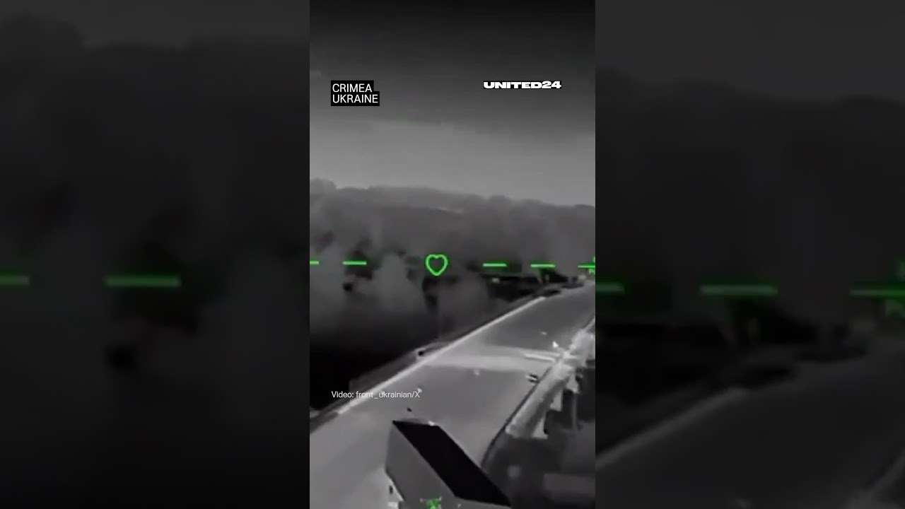 Ukrainian Drones Struck Bridges Connecting Mainland Ukraine With Temporarily Occupied Crimea