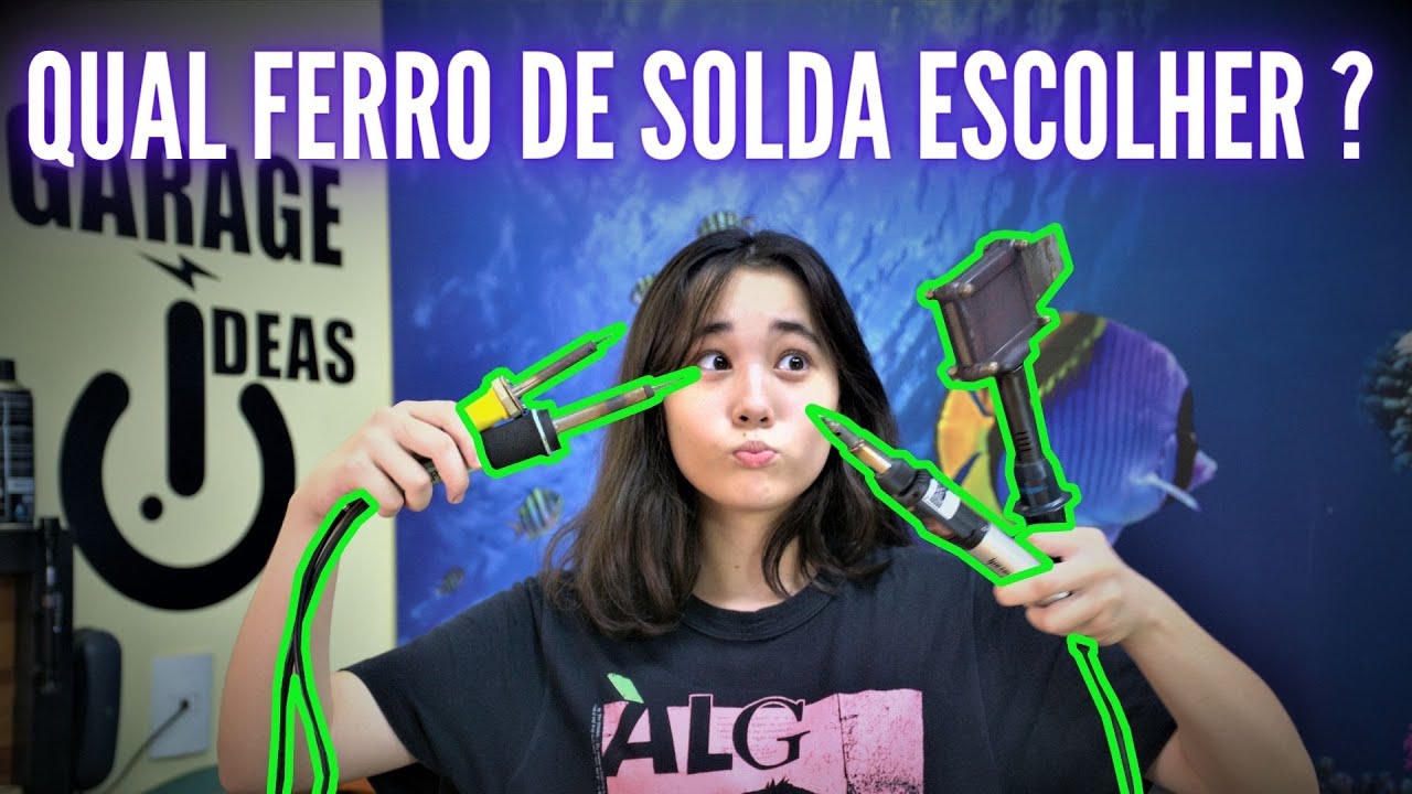 Qual ferro de solda comprar? e como estanhar fios e cabos.