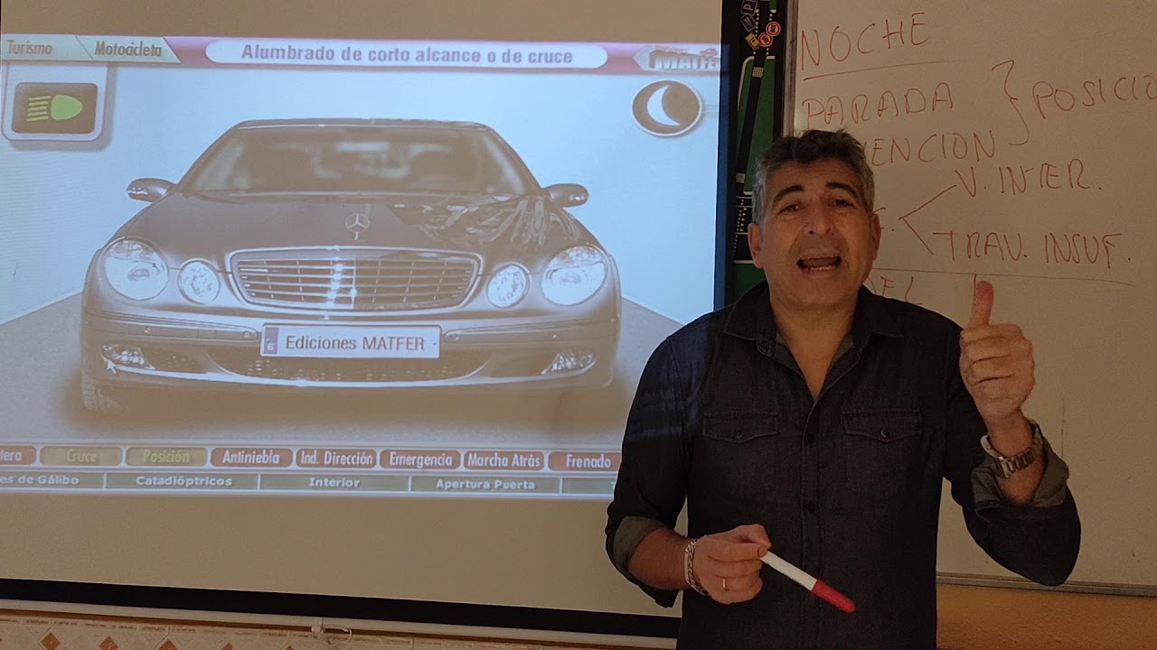 Clases Teóricas Autoescuela Rápid. LUCES